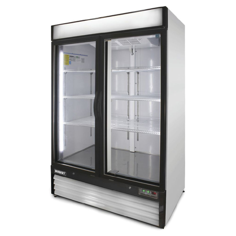 Hubert 13825 - Freezer Merchandiser, 2-section, 48 Cu. Ft.