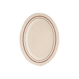 Yanco SS-209 Sesame Platter 9-1/2"L X 7-1/4"W Oval