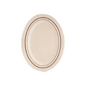 Yanco SS-209 Sesame Platter 9-1/2"L X 7-1/4"W Oval