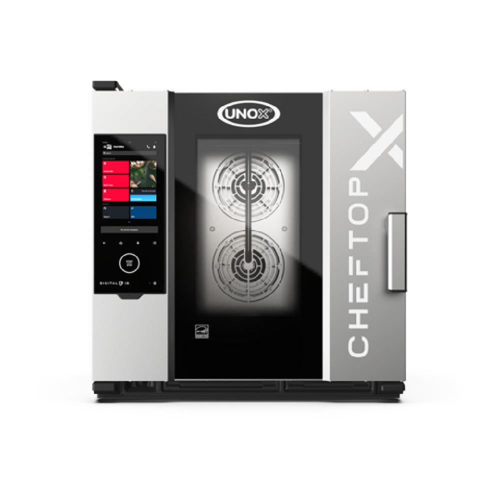 UNOX USA XADA-0611-EXRS - CHEFTOP-X™ Half Size Combi Oven, Electric, Right-to-left Door Opening (hinged Left)