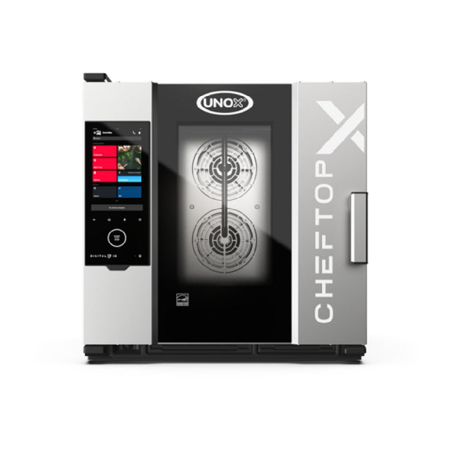 UNOX USA XADA-0611-EXRS - CHEFTOP-X™ Half Size Combi Oven, Electric, Right-to-left Door Opening (hinged Left)