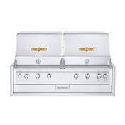 Crown Verity IBI482RD-FLT Infinite Series 48" Built-In Outdoor Charbroiler Grill (6) 14750 BTUH Stainless Steel Burners
