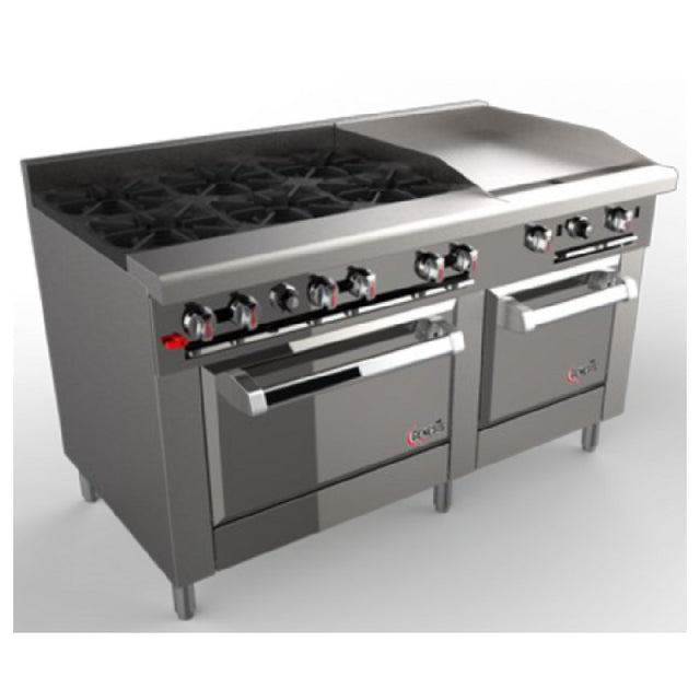 Venancio G602ST-36B24G_LP Genesis Series Restaurant Range Gas 60"W