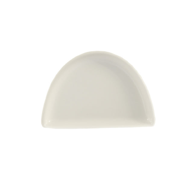 CAC China CRS-7 Festiware Half Moon Plate 7"L X 4-7/8"W 7/8"H