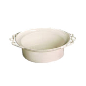 Bon Chef 2103PLATINUMGRA Bolero Salad Bowl 11 Qt. 12-1/2" X 17-1/2" X 6"