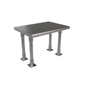 BK Resources BK-OSS-1824BN Single Overshelf Table Mount 24"W X 18"D