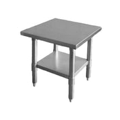 Thunder Group SLWT43024F Work Table 30" X 24" X 35" 18 Gauge/430 Stainless Steel Flat Top