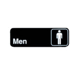 TableCraft Products 394515 - Cash & Carry Sign, 3" X 9", "Men"