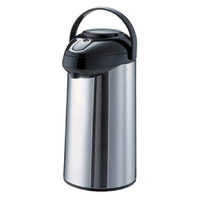 Service Ideas GLAP220 Steelvac™ Premium Airpot 2.2 Liter (74.4 Oz.) 7-1/4" X 9-1/2" X 13-1/4"