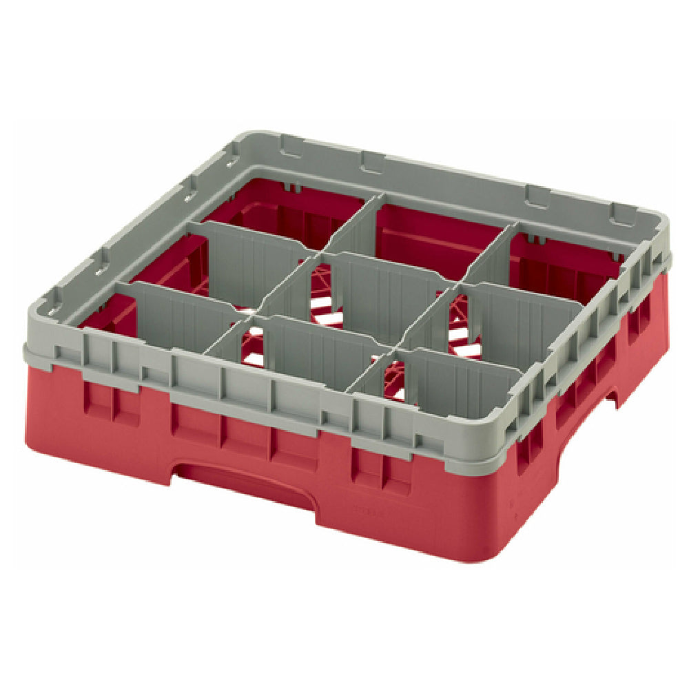 Cambro 9S318163 Camrack® Glass Rack With Soft Gray Extender Full Size