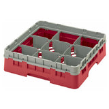 Cambro 9S318163 Camrack® Glass Rack With Soft Gray Extender Full Size