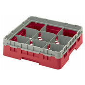 Cambro 9S318163 Camrack® Glass Rack With Soft Gray Extender Full Size