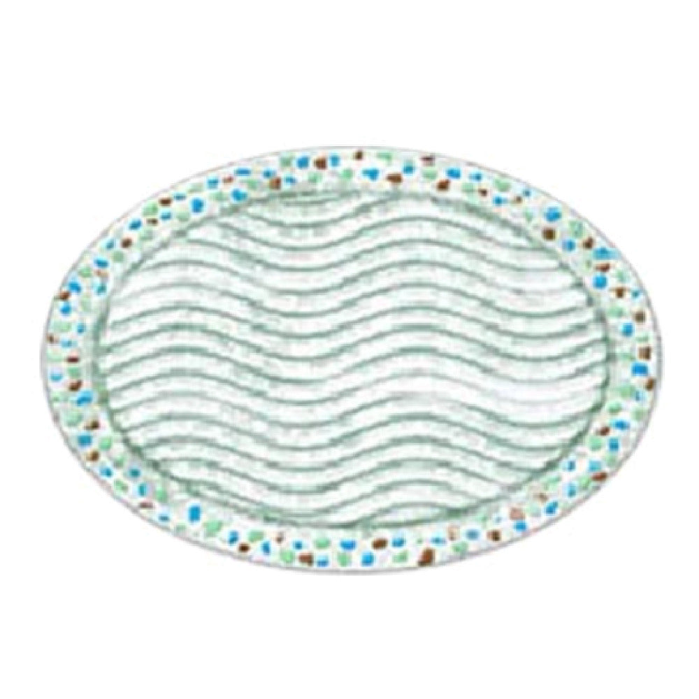 Bon Chef 100507 Pebbles Collection Tray Oval 16" X 12"