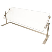 BK Resources SG-P-48 Portable Adjustable Sneeze Guard 48" Adjusts Vertically Or Horizontally