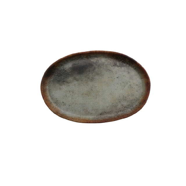 GET Enterprises 21142-WVN Savor Oval Plate 12" Melamine