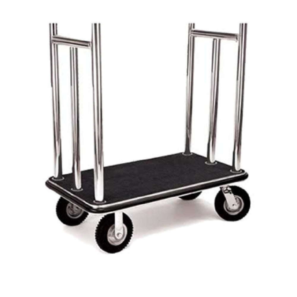 Forbes Industries 240 Vertical Retaining Bars 2" Dia. For Solid Brass Birdcage Luggage Carts