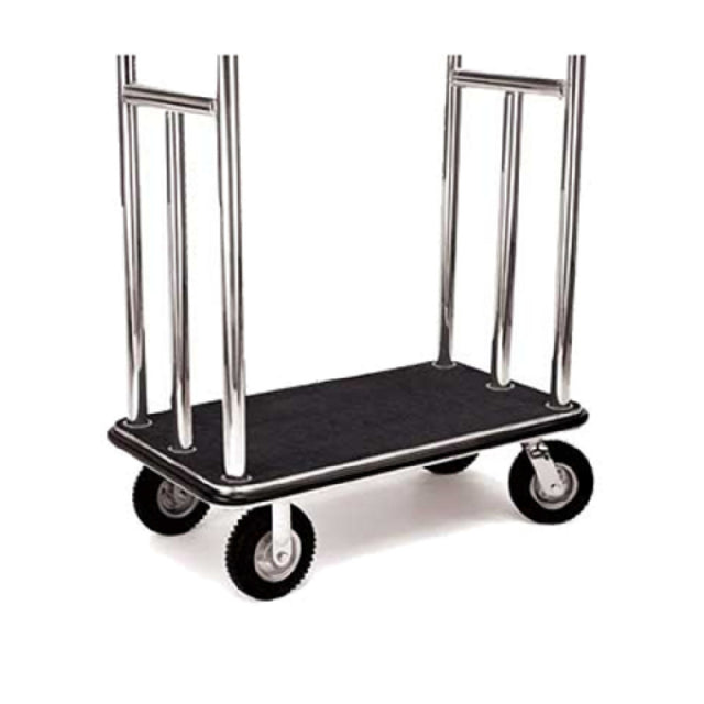 Forbes Industries 240 Vertical Retaining Bars 2" Dia. For Solid Brass Birdcage Luggage Carts