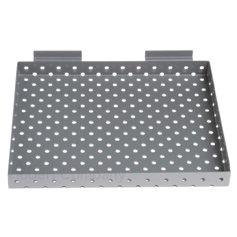 Hubert 57369 - Slatwall Shelf, 12", Perforated