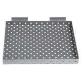 Hubert 57369 - Slatwall Shelf, 12", Perforated
