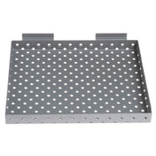 Hubert 57369 - Slatwall Shelf, 12", Perforated