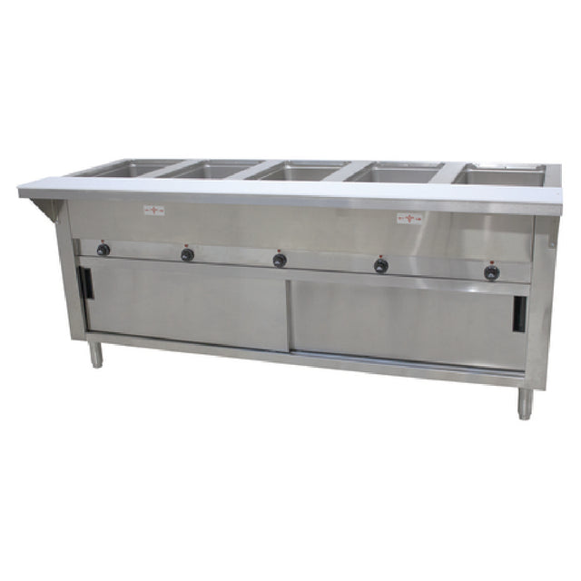 Advance Tabco SW-5E-240-DR Hot Food Table Electric 77-3/4"W X 30-5/8"D X 34-1/8"H
