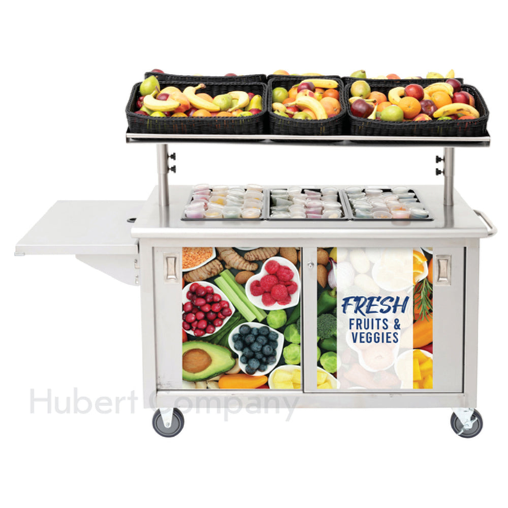 Hubert 25641 - Magnetic Sign, "Fresh Fruit & Veggies", 17"L X 21-1/2"H