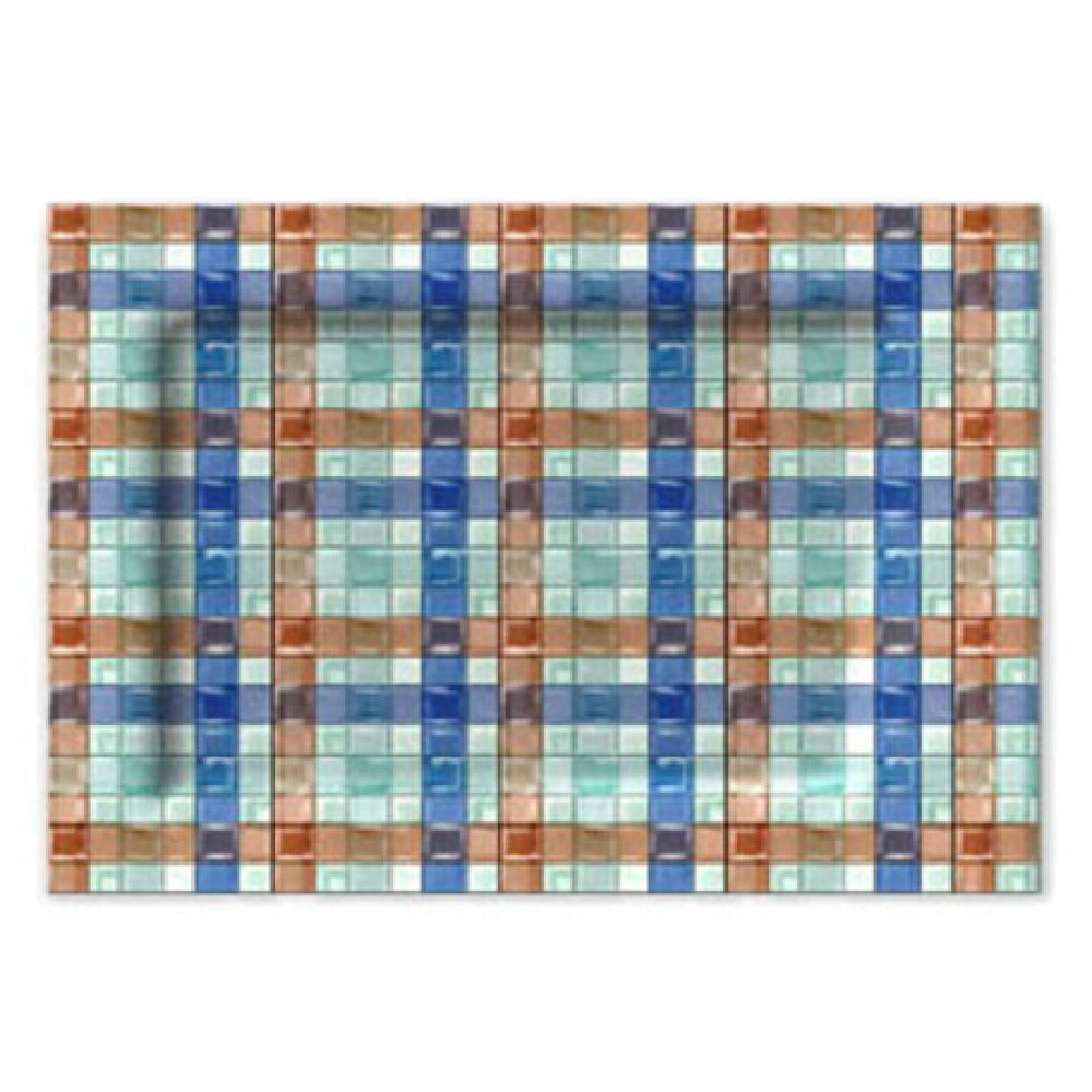 Bon Chef 100205 Basketweave Collection Plate Rectangle 16" X 12"