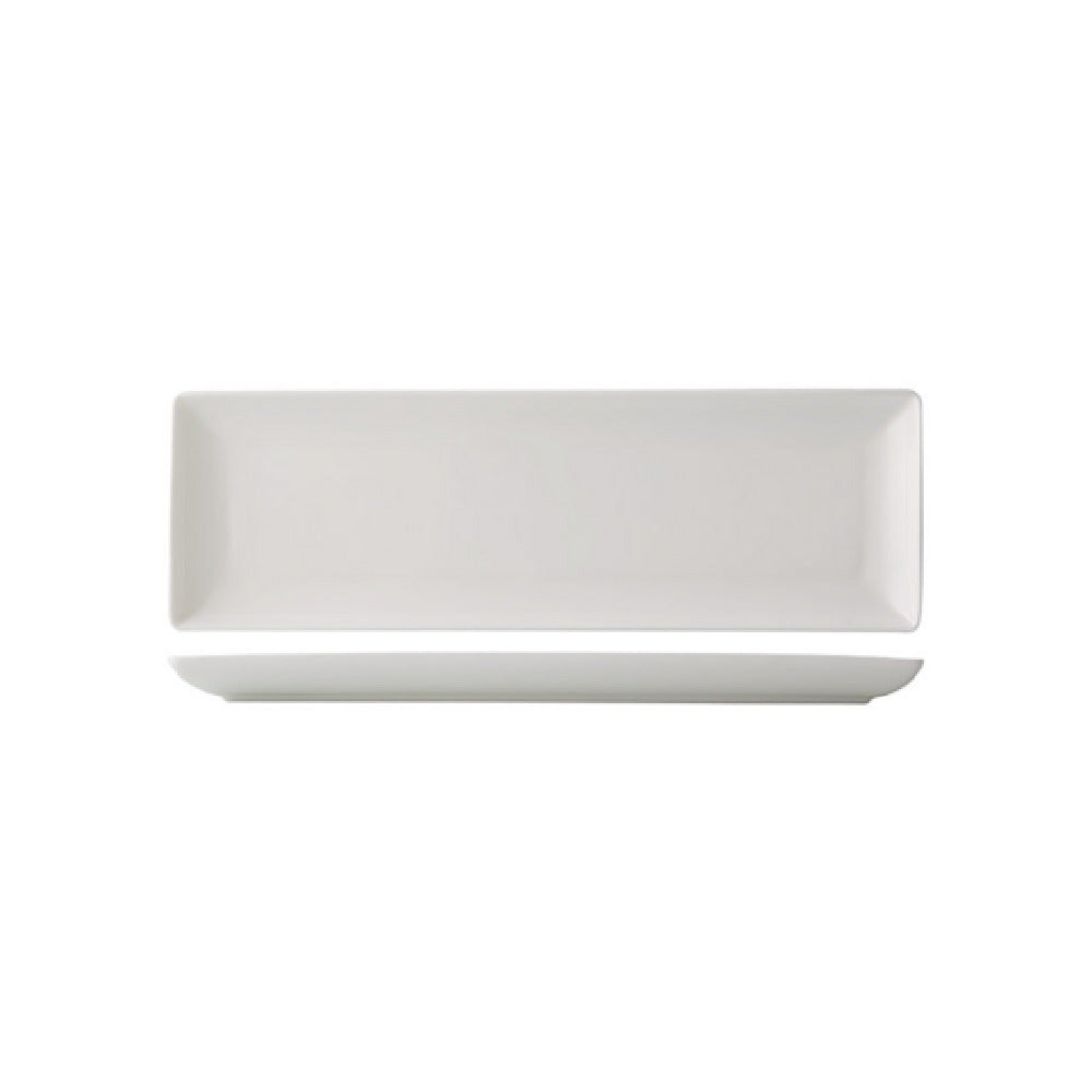 CAC China VCT-413 Victoria Tray 11-1/2"L X 3-7/8"W X 3/4"H Rectangular