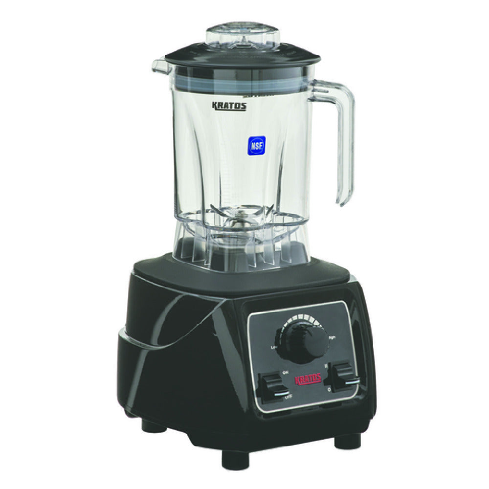 Hubert 37013 - Kratos® 29B-006 Commercial Blender, 48 Oz. Capacity, Variable Speed Control Via Dial