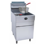 SABA GF85N Tube Fryer Floor Model Natural Gas