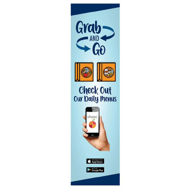 Hubert 28201 - Panel, "grab & Go, Check Out Our Daily Menus"