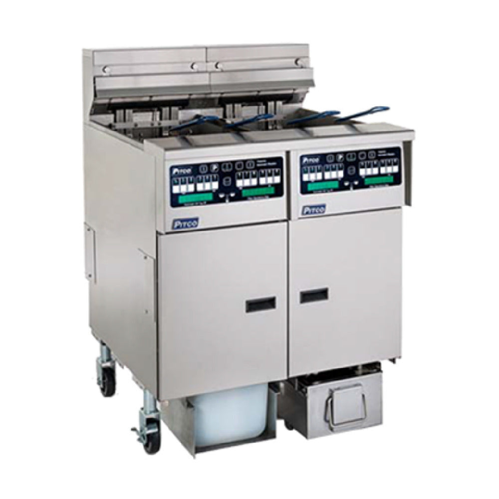 Pitco SELV14TC-2/FD_208/60/3 Solstice™ Reduced Oil Volume Fryer System