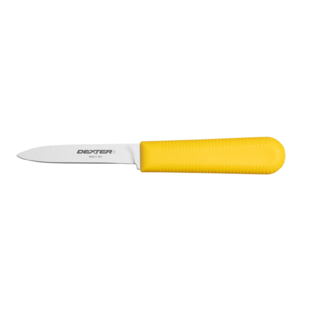 Dexter S104Y-PCP - Sani-Safe® (15303Y) Cook's Style Paring Knife, 3-1/4", Stain-free