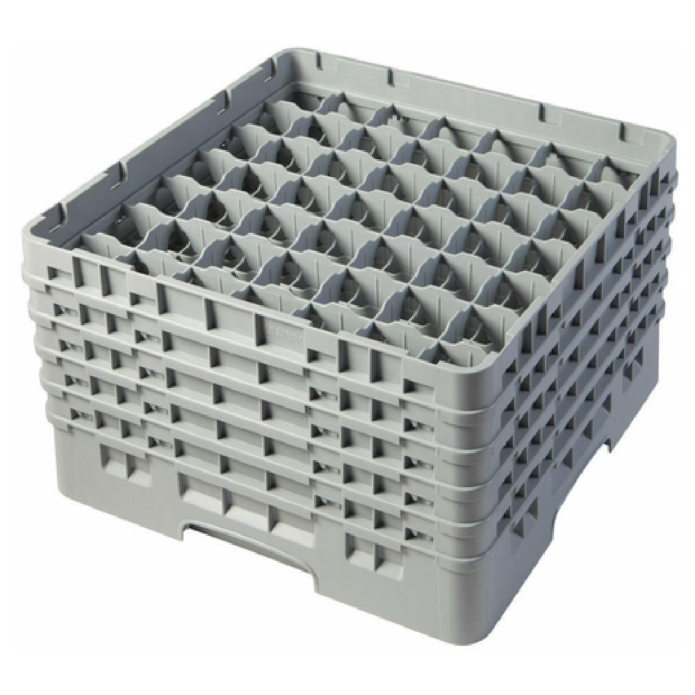 Cambro 49S958151 Camrack® Glass Rack With (5) Soft Gray Extenders Full Size
