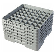Cambro 49S958151 Camrack® Glass Rack With (5) Soft Gray Extenders Full Size