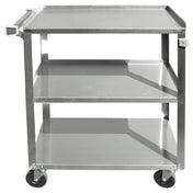 1880 Hospitality BC-2415SS Update International™ Bus Cart 300 Lb. Capacity
