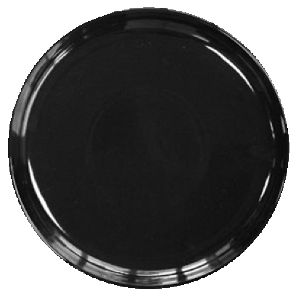 Vertex China VRE-PP-BK Pizza Plate 13-1/8" Dia. Round Rolled Edge