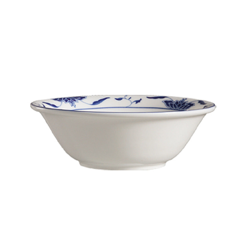 CAC China 103-84 Blue Lotus Noodle Bowl 36 Oz. 8" Dia. X 2-3/4"H