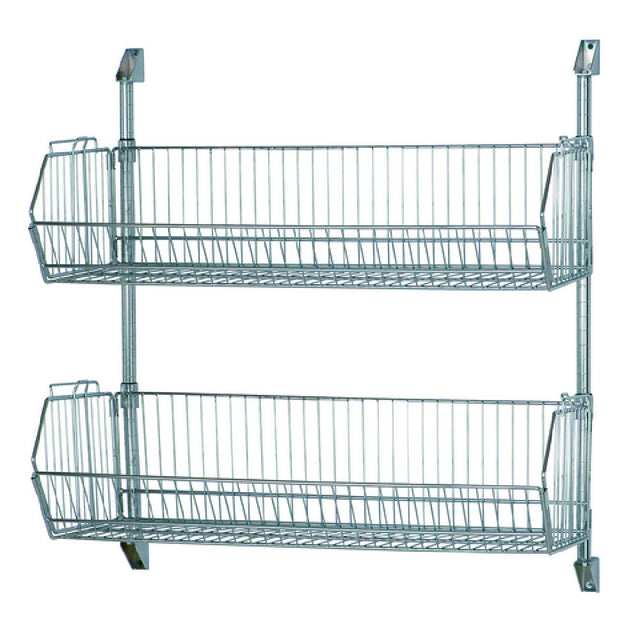 Quantum CAN-34-204812BC-PWB Cantilever Baskets Post Wall Mount 48"W X 20"D X 34"H