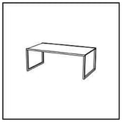 BauscherHepp VE-32002 Venta® Table Riser In Size L Base Made In Steel With Powder-coating