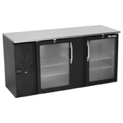 Victory VBBN68HC-FG-B - Back Bar Refrigerator, Food Rated, Two-section