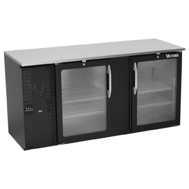 Victory VBBN68HC-FG-B - Back Bar Refrigerator, Food Rated, Two-section