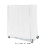 Metro 24X72X62VUC METRO® Cart Cover 72"W X 24"D X 62"H Uncoated Knitted Polyester With Velcro Fastener
