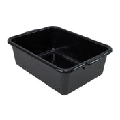 Quantum FSB-21157CS_BLACK - Bussing Tub, 15"W X 21"L X 7"H, Flat Bottom
