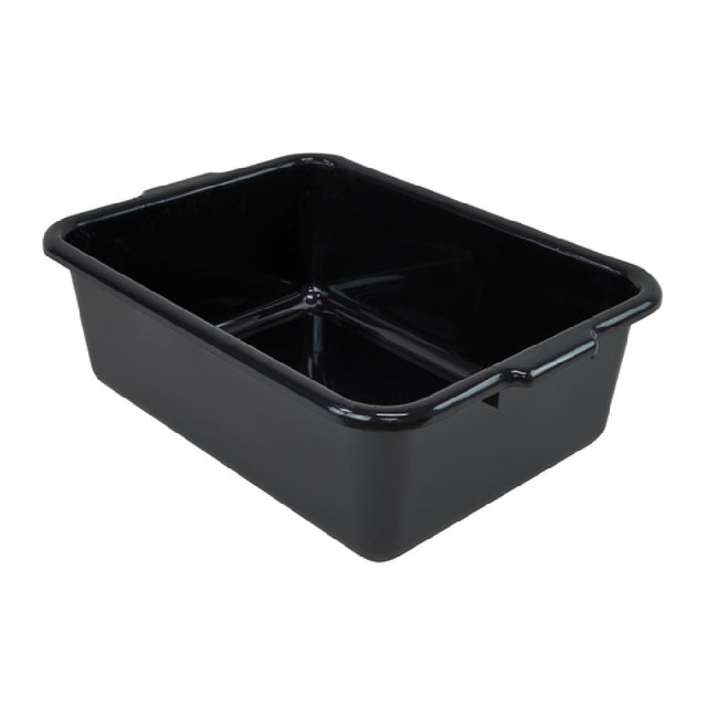 Quantum FSB-21157CS_BLACK - Bussing Tub, 15"W X 21"L X 7"H, Flat Bottom