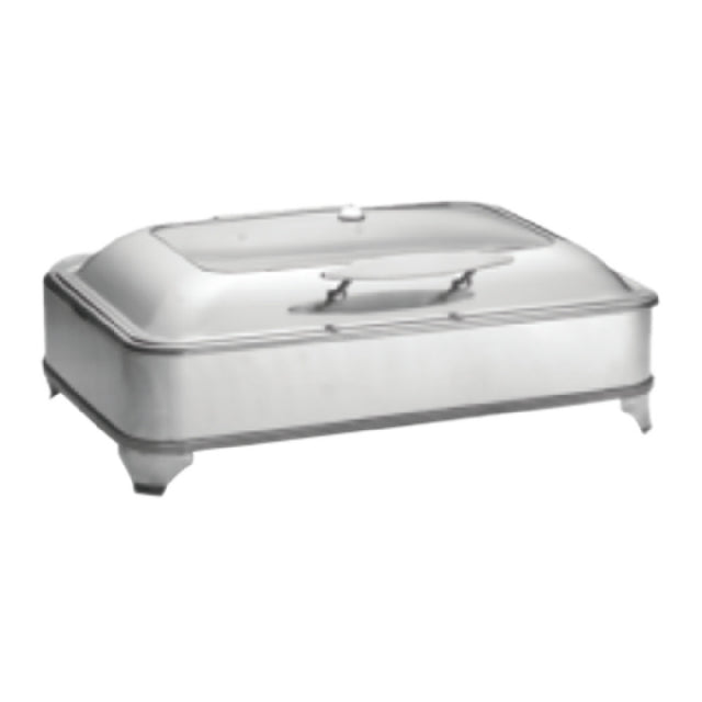 Tablecraft CW40160 Electric Chafer Dish With Stand 9 Qt. (10-1/8 Qt. Filled Capacity)
