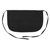 KNG 2103BLK Kng Rounded Waist Apron 13in Black