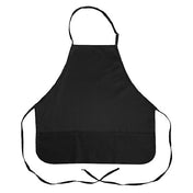 KNG 2104BLK Kng 27 In Bib Apron Rounded 3 Pocket Black