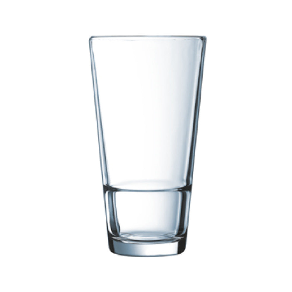 Arc Cardinal H3856 Arcoroc Stack Up Beverage 14.0 Oz Soda Lime Glass
