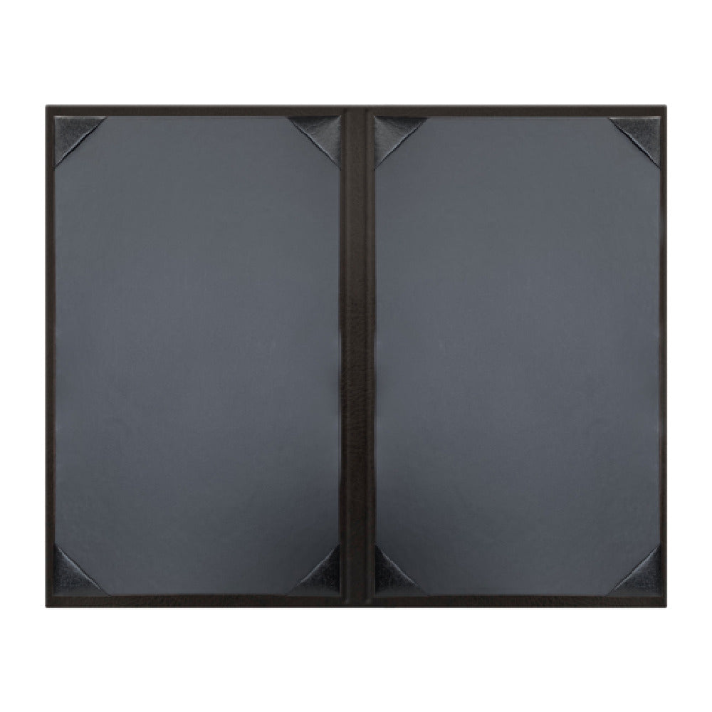 Risch SLIM-2V 8.5X14 Slimline Hardback Light-grain Faux-leather Menu Cover (specify Color)